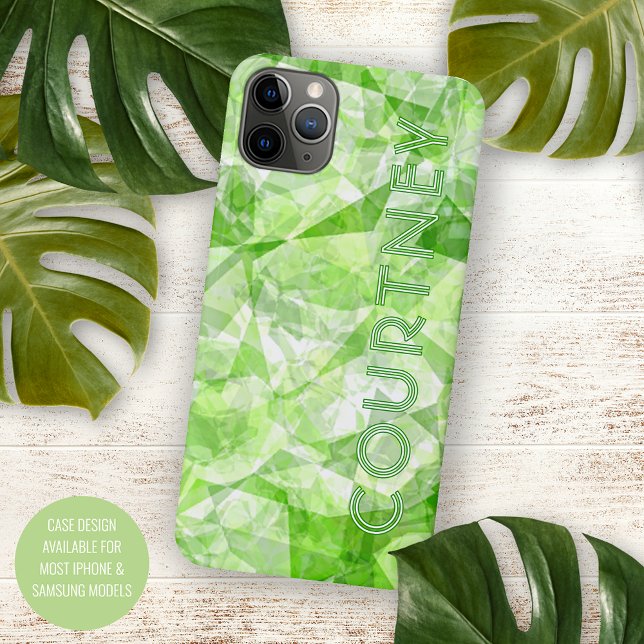 Custom Fun Modernes Retro Polygon Mosaik Art Muste Case-Mate iPhone Hülle (Von Creator hochgeladen)