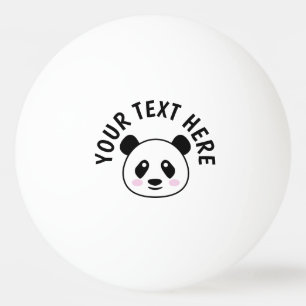 Custom fun Panda Tischtennis Tischtennisball Pong