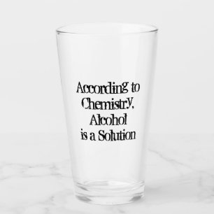 CUSTOM Funny Alhol Statement Glas