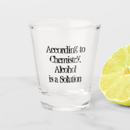 CUSTOM Funny Alhol Statement Schnapsglas