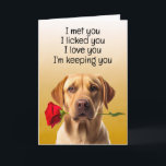 Custom Funny Birthday Card Goldenes Retriever Dankeskarte<br><div class="desc">Golden Retriever Funny Birthday Card Anpassungsoptionen: Ändern Sie den Anlass,  von wem die Karte stammt (der Name Ihres Hundes),  für wen die Karte bestimmt ist (z.B. Mama,  Vater,  Nan,  Gran,  Hausbruder oder -schwester,  etc.). Sie können auch das Hundebild ändern,  wenn Sie möchten,  Schriftart und Farbe oder die Hintergrundfarbe.</div>