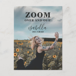 Custom Funny Foto Abschluss Ankündigungspostkarte