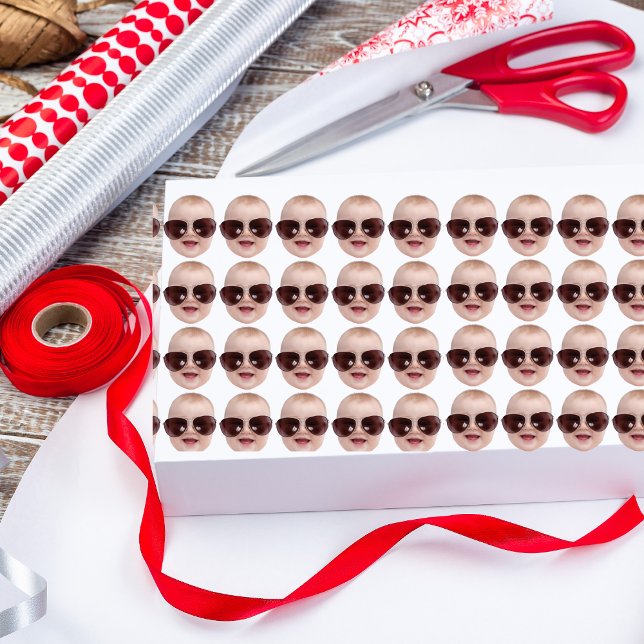 Custom Funny Foto Birthday & Novelty Present Idee Geschenkpapier (Von Creator hochgeladen)