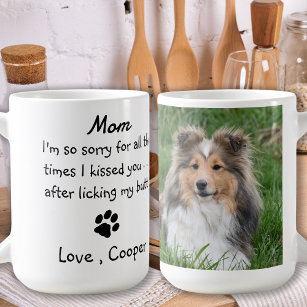 Custom Funny Foto Dog Mama Kaffeetasse
