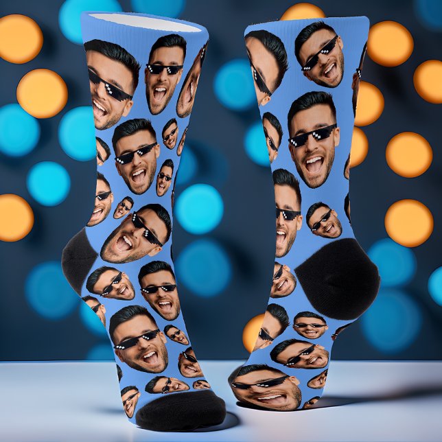 Custom Funny Funny Face Foto überall über Socken S (Von Creator hochgeladen)