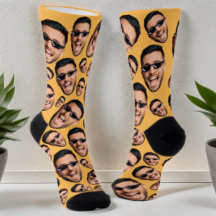 Custom Funny Funny Funny Foto Print Socken Banane