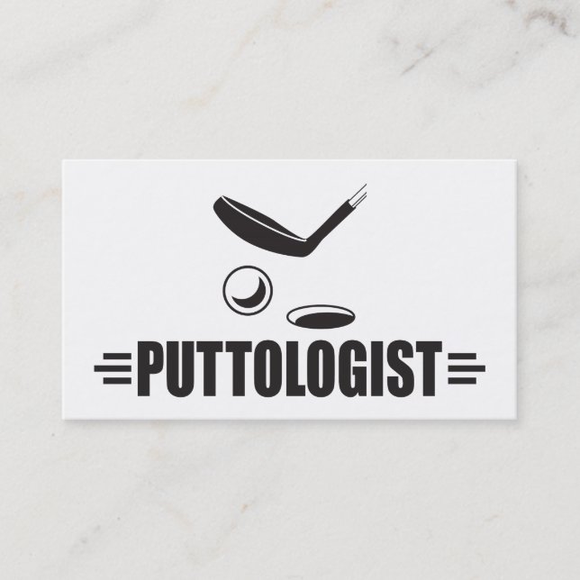 Custom Funny Golf Visitenkarte (Vorderseite)