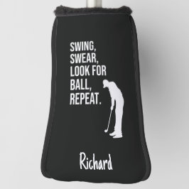 Custom Funny Golfer Gift For Him Men Humorous Golf Headcover