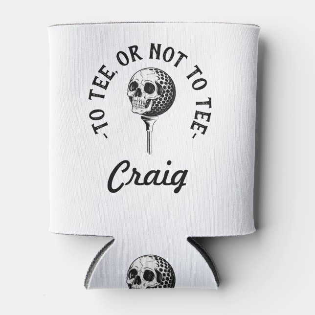 Custom Funny Golfer Zitat Einfach Dosenkühler (Vorderseite)