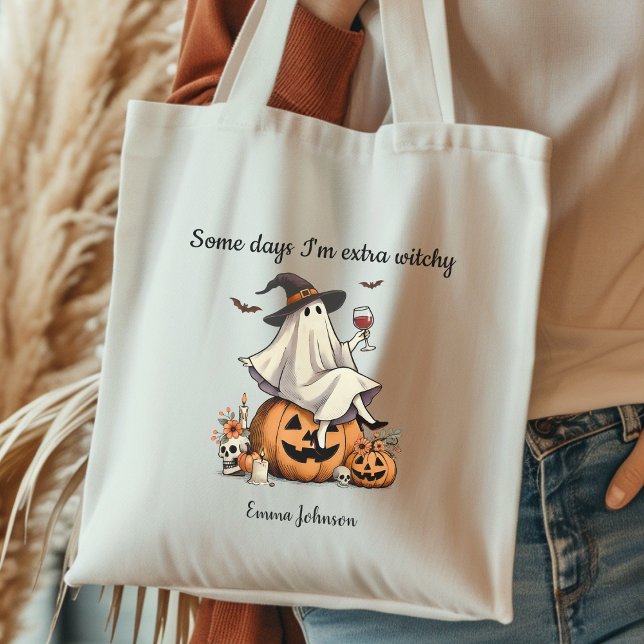 Custom Funny Halloween Tote Bag für Frauen Tragetasche (Von Creator hochgeladen)