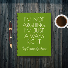 Custom Funny Lawyer Journal for Graduation Gift Notizbuch