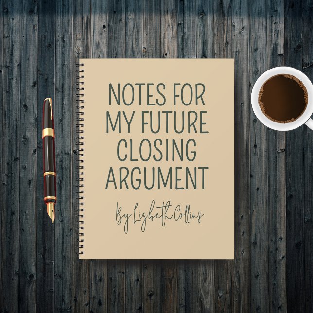 Custom Funny Lawyer Journal for Graduation Gift Notizbuch (Custom Law School Journal — Funny Lawyer Gift for Graduation or Office Desk)