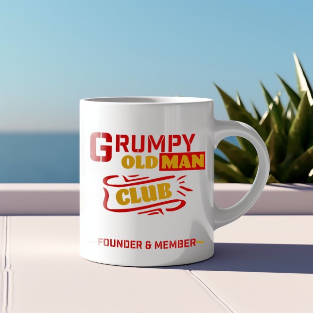 Custom Funny Mug - Grumpy Old Man Club Kaffeetasse (Von Creator hochgeladen)