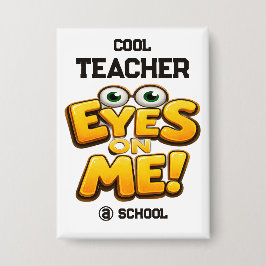 Custom Funny Teacher Gifts Personalized by School Button