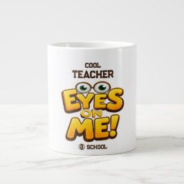 Custom Funny Teacher Gifts Personalized by School Jumbo-Tasse