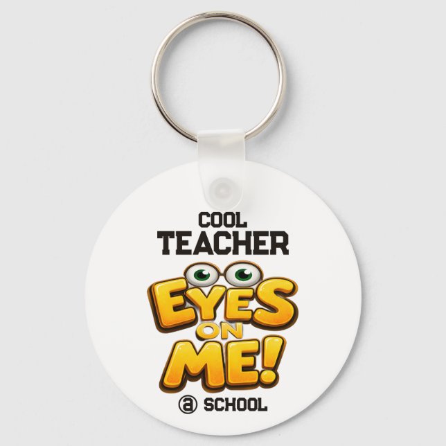 Custom Funny Teacher Gifts  Personalized by School Schlüsselanhänger (Vorderseite)