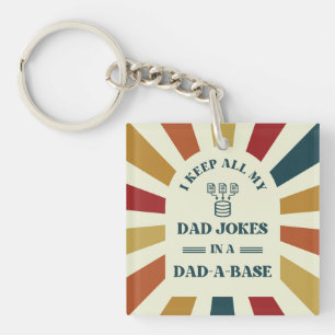 Custom Funny Vater Jokes Vathers Tagesgeschenk für Schlüsselanhänger