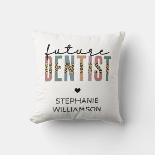 Custom Future Dentist Dentalschüler Geschenke Kissen