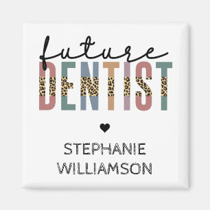Custom Future Dentist Dentalschüler Geschenke Magnet