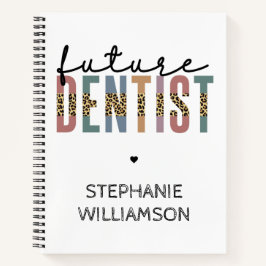 Custom Future Dentist Dentalschüler Geschenke Notizbuch