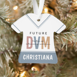 Custom Future DVM Doctor of Veterinary Medicine Ornament
