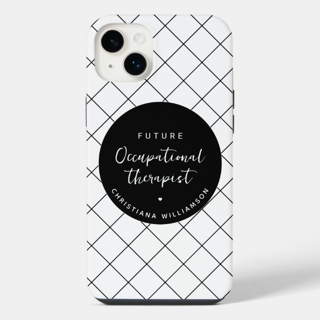 Custom Future OT Berufs-Therapeut Elegant iPhone Hülle (Rückseite)