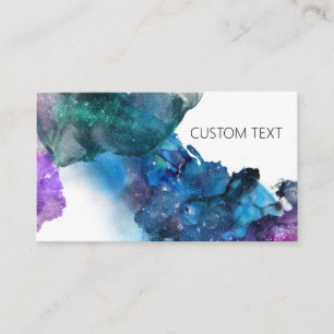 CUSTOM GALAXY WASSERFARBE VISITENKARTE