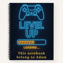 Custom-Gamer-Notebook für Boys Notizbuch