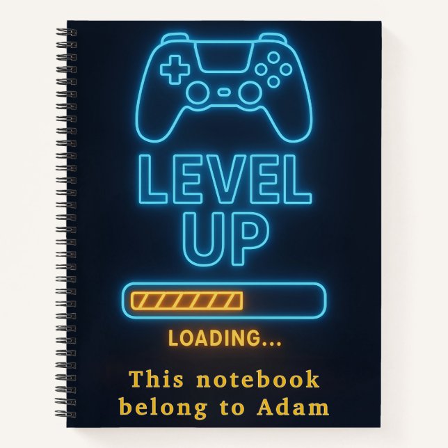 Custom-Gamer-Notebook für Boys Notizbuch (Vorderseite)