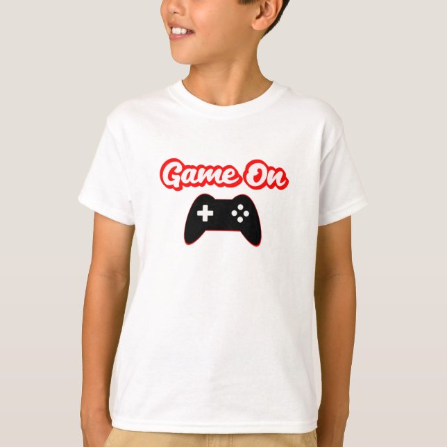Custom Gamer Shirt - Personalisiertes Video Game T (Vorderseite)