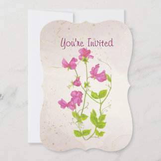 Custom Garden Geburtstagsparty Custom Sweet Pee Einladung