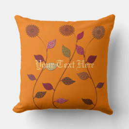 Custom Gardener Florist Fall Palette Floral Kissen