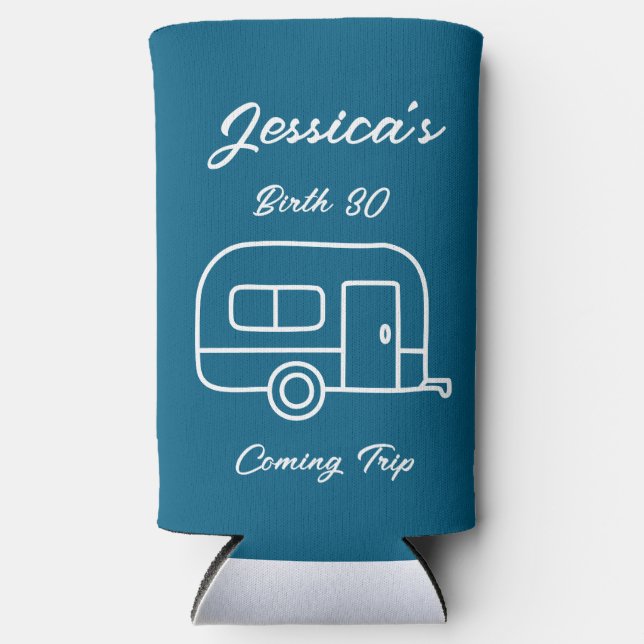 Custom Gastgeschenk Geschenktasche Urlaub Gefallen Selters Dosenkühler (Vorderseite)