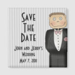 Custom Gay Wedding Magnet<br><div class="desc">Mit unserem benutzerfreundlichen Personalisierungstool können Sie diesen Homosexuellenhochzeit Save The Date Magneten mit beliebigen Namen und Datumsangaben personalisieren.</div>