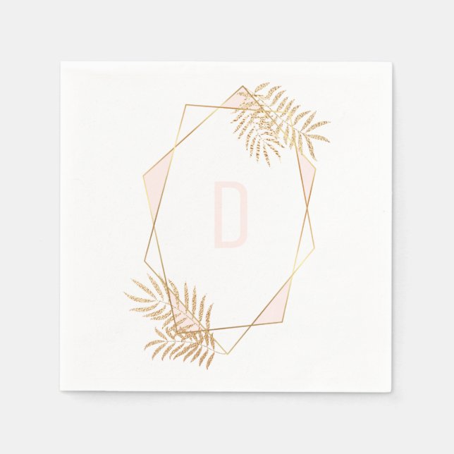 Custom Geometric Napkin Serviette (Vorderseite)