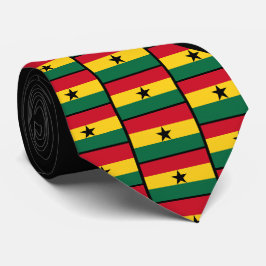 Custom GHANAIAN FLAG Monogram Neck Tie Krawatte