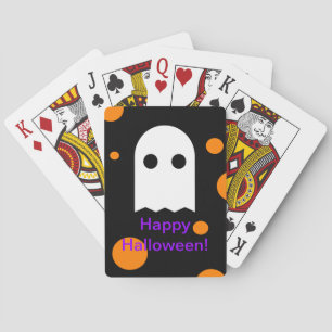Custom Ghost Halloween Playing Cards for Kids Spielkarten