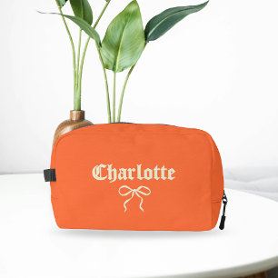 Custom Ghotic Bridesmaid Makeup Bag for Women Waschbeutel