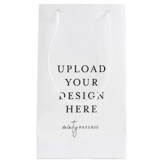 Custom Gift Bag, 5" x 8,5" Kleine Geschenktüte