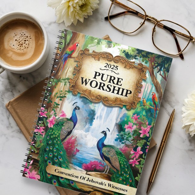 Custom Gift Pure Worship 2025 JW Spiral Notizblock (Von Creator hochgeladen)