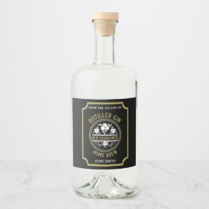 Custom Gin Flasche Alkoholflaschenetikett