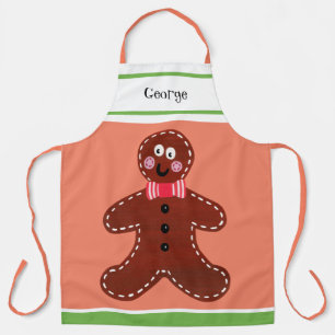 Custom Gingerbread Man Weihnachten Schürze
