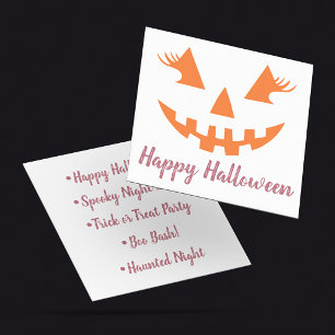 Custom Girl Kürbislaterne Pumpkin Halloween Programm