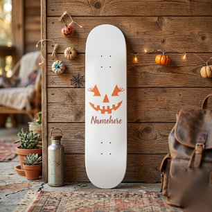 Custom Girl Kürbislaterne Pumpkin Halloween Skateboard