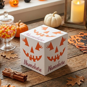 Custom Girl Kürbislaterne Pumpkin Halloween Würfel