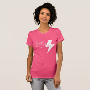 Custom Girl Power Cool Stylish White SVG Design T-Shirt