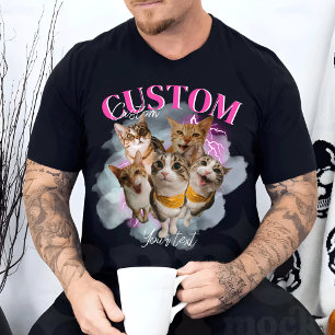 Custom Girlfriend Face Bootleg Rap T-Shirt
