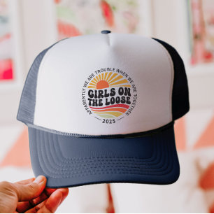 Custom Girls Trip Group Matching Summer Vacation Truckerkappe