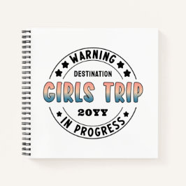 Custom Girls Trip in Progress Funny Notizbuch