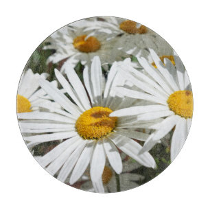 Custom Glass Cutting Boards Daisy Blume Daisies Schneidebrett